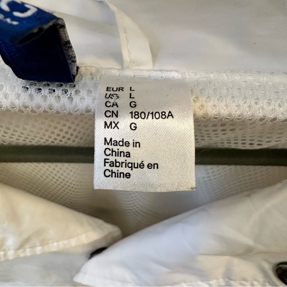 H&M Divided Men's Japanese White Coach Jacket Large. - Picture 2 of 7